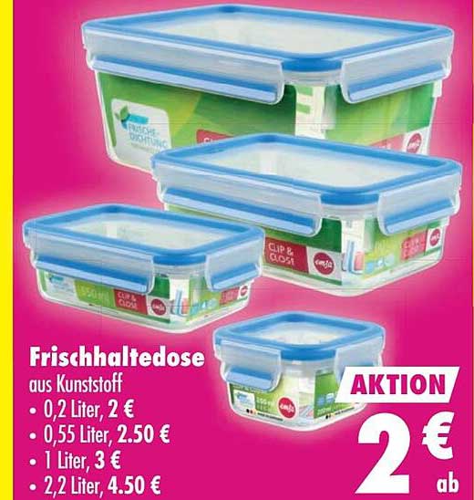 Frischhaltedose aus Kunststoff