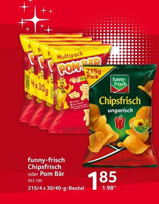 funny-frisch Chipsfrisch oder Pom Bär