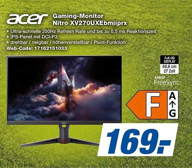 Gaming-Monitor Nitro XV270UXEbmiiprx