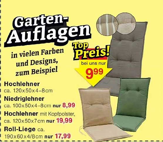 Garten-Aauflagen