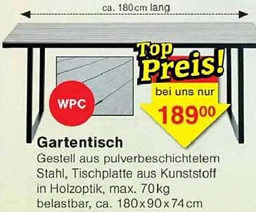 Gartentisch