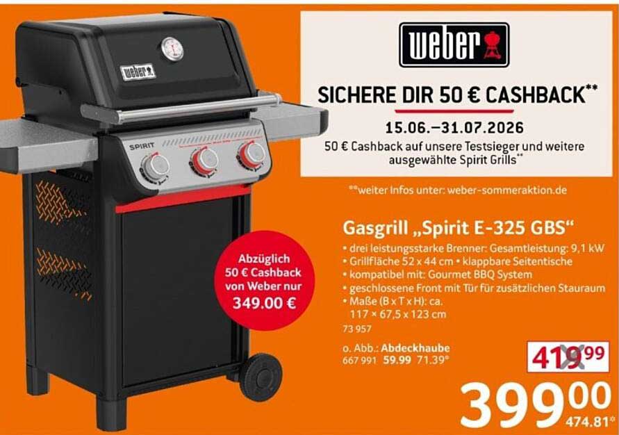 Gasgrill „Spirit E-325 GBS“