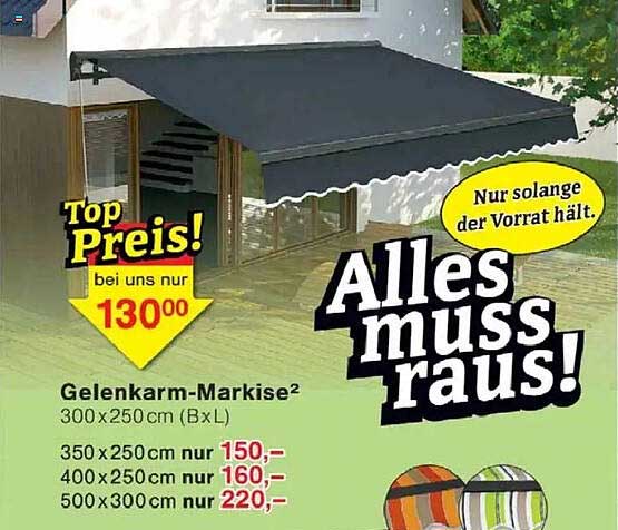Gelenkarm-Markise²
