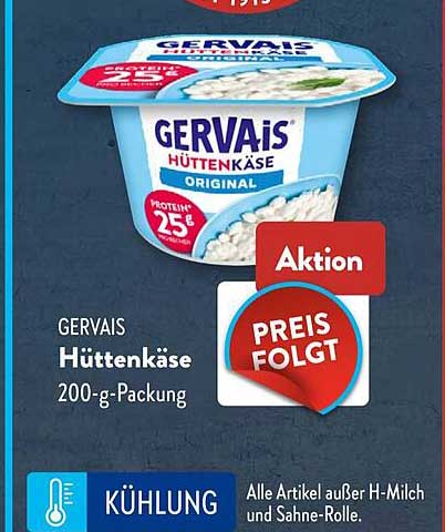 GERVAIS Hüttenkäse 200-g-Packung