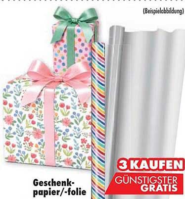 Geschenkpapier/-folie