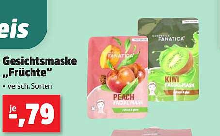 Gesichtsmaske „Früchte“
