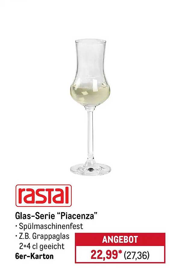 Glas-Serie “Piacenza”