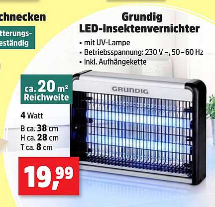 Grundig LED-Insektenvernichter