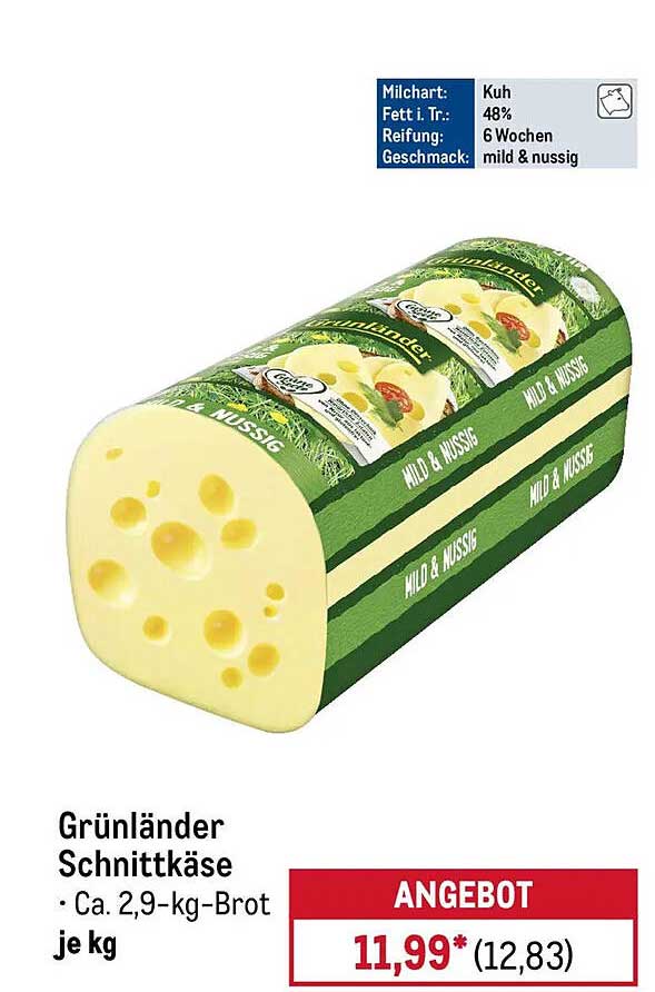 Grünländer Schnittkäse