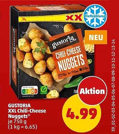 GUSTORIA XXL Chili-Cheese Nuggets*