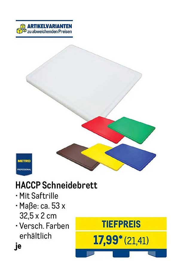 HACCP Schneidebrett