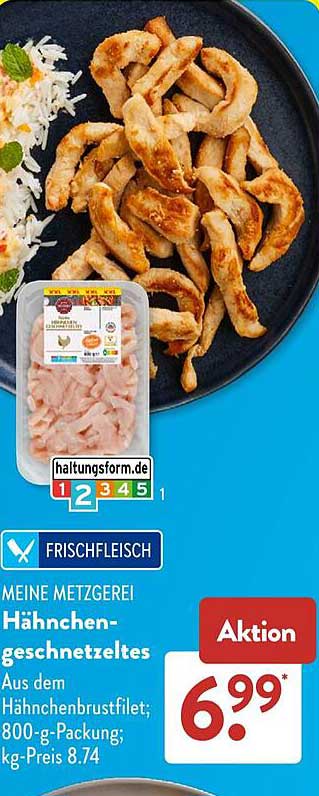 Hähnchengeschnetzeltes
