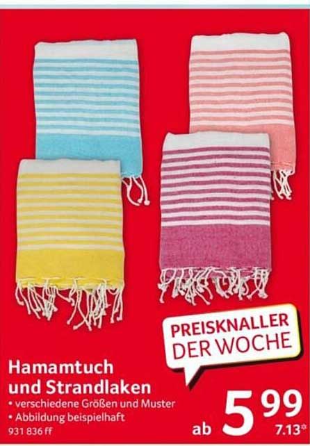 Hamamtuch und Strandlaken