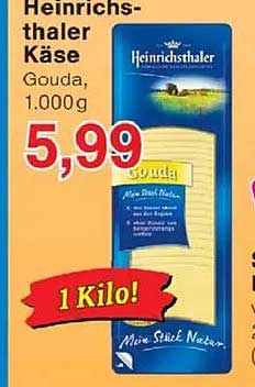 Heinrichsthaler Käse Gouda, 1.000g