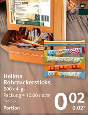 Hellma Rohrzuckersticks