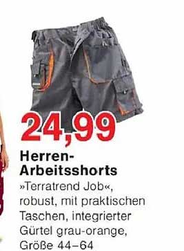 Herren-Arbeitsshorts »Terratrend Job«
