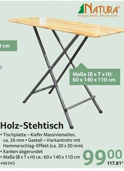 Holz-Stehtisch