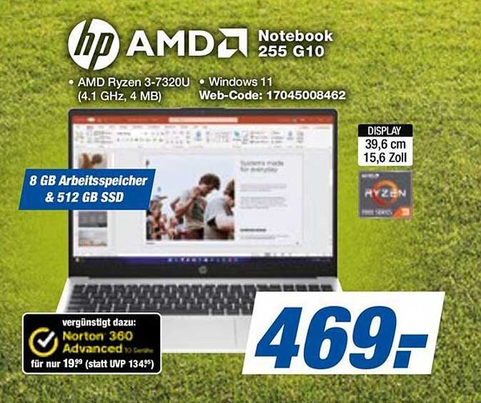 hp AMD Notebook 255 G10