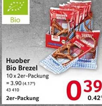Huober Bio Brezel 10 x 2er-Packung