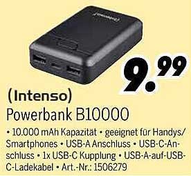 (Intenso) Powerbank B10000