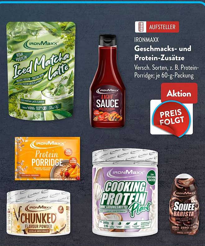 IRONMAXX Geschmacks- und Protein-Zusätze
