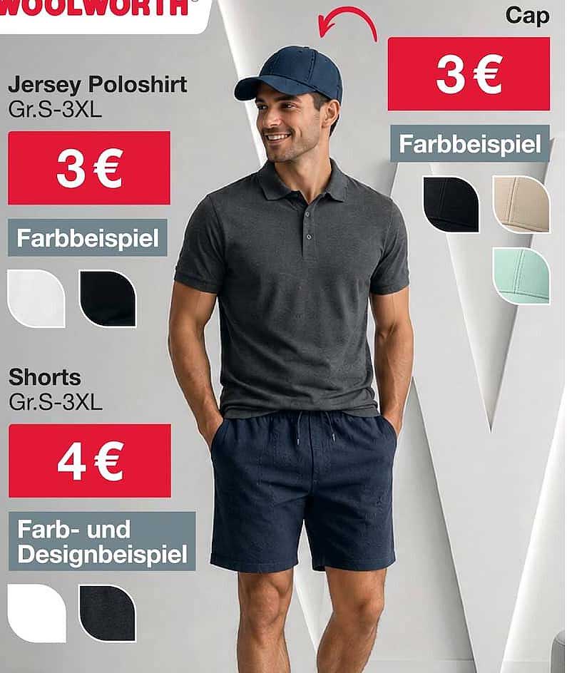 Jersey Poloshirt Gr.S-3XL