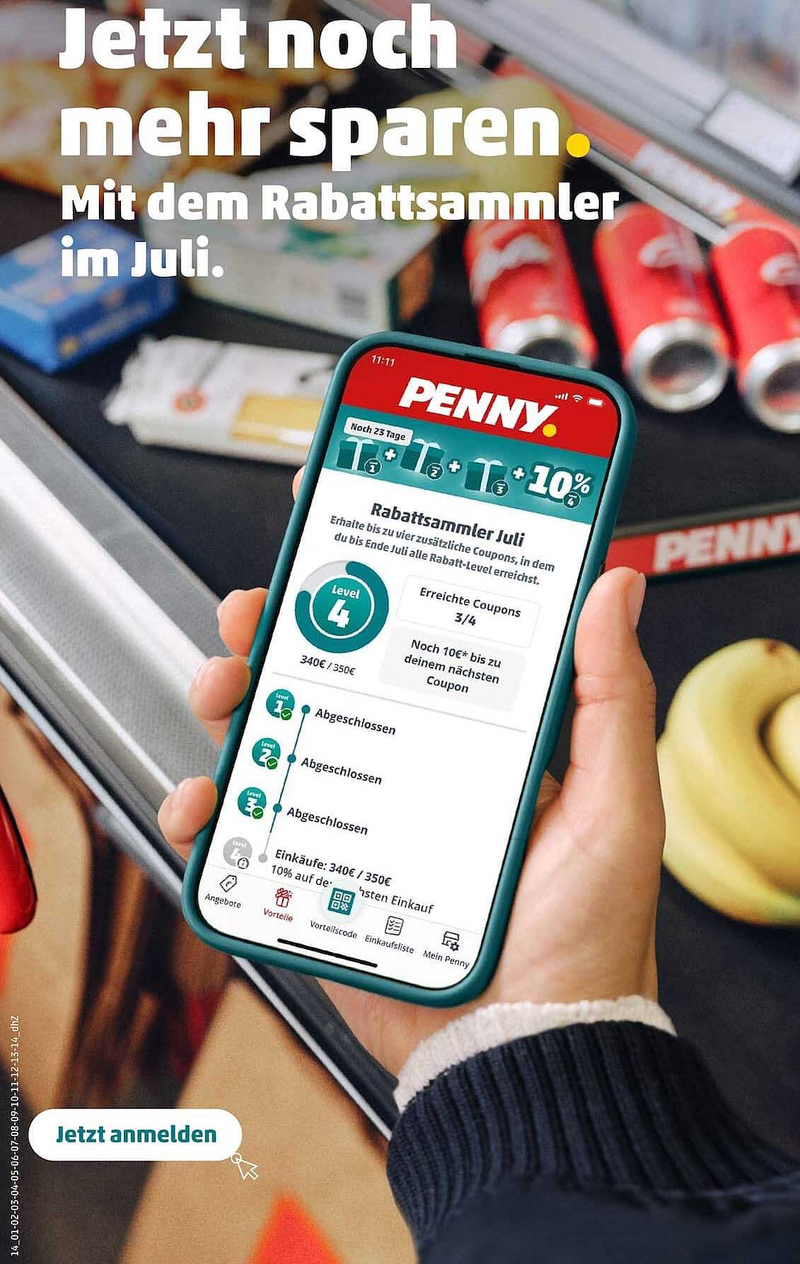 Jetzt noch mehr sparen. Mit dem Rabattsammler im Juli.