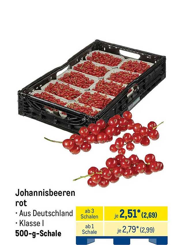 Johannisbeeren rot