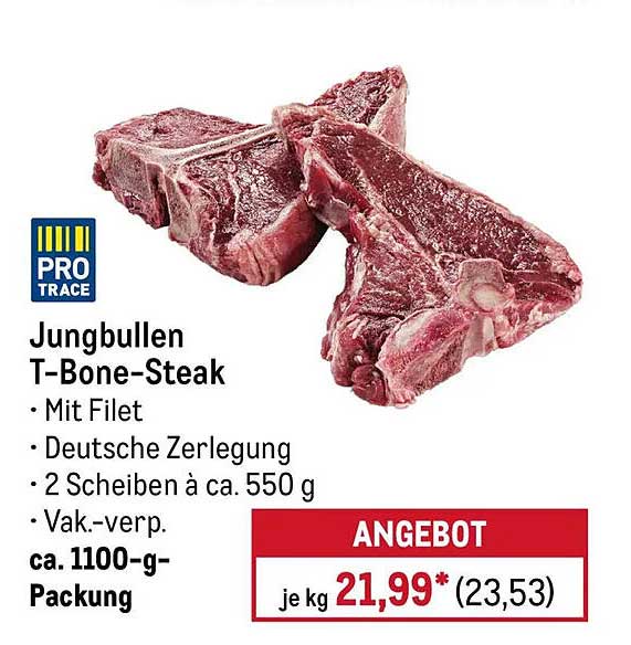 Jungbullen T-Bone-Steak