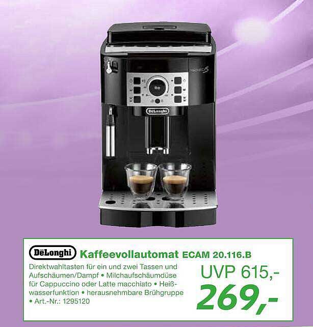Kaffeevollautomat ECAM 20.116.B