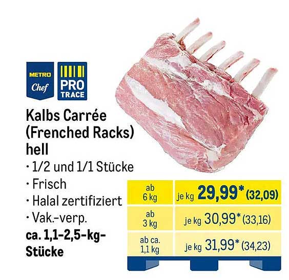 Kalbs Carrée (Frenched Racks) hell