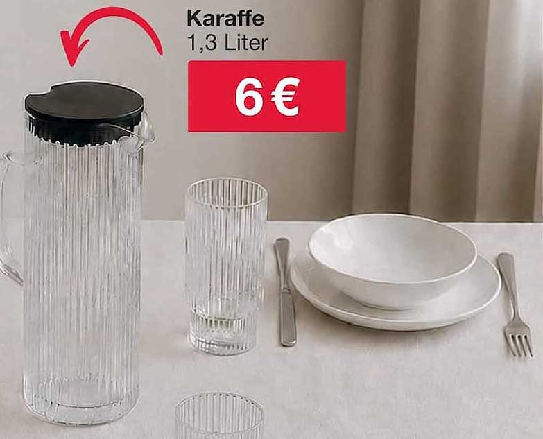 Karaffe 1,3 Liter