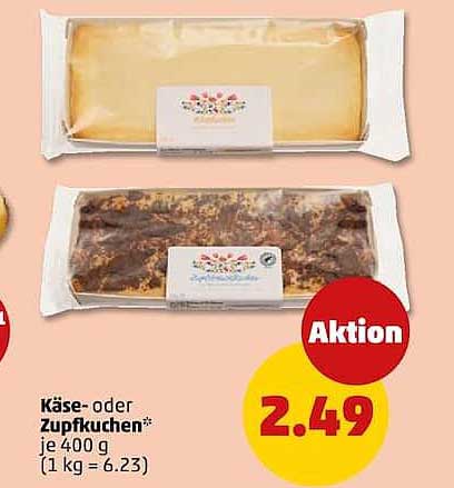 Käse- oder Zupfkuchen* je 400 g