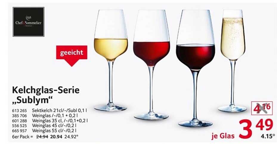 Kelchglas-Serie „Sublym“