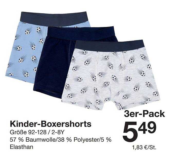 Kinder-Boxershorts