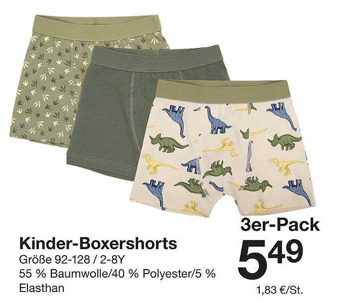 Kinder-Boxershorts