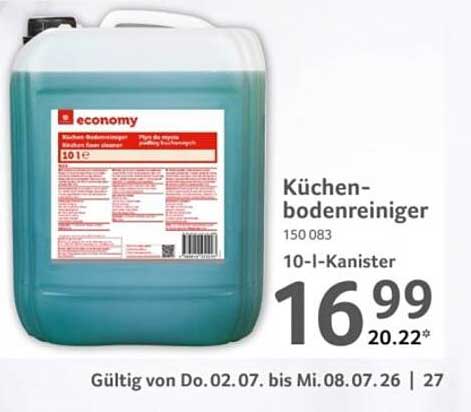 Küchen-bodenreiniger 10-l-Kanister