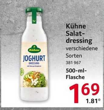 Kühne Salatdressing verschiedene Sorten 500-ml-Flasche