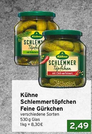 Kühne Schlemmertöpfchen Feine Gürkchen
