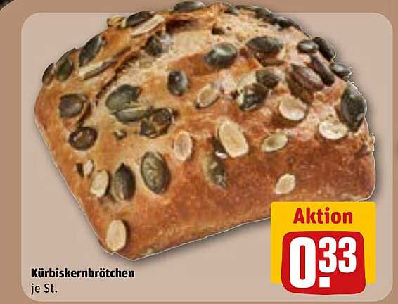 Kürbiskernbrötchen je St.