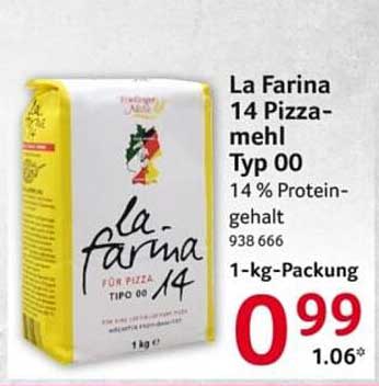 La Farina 14 Pizzamehl Typ 00