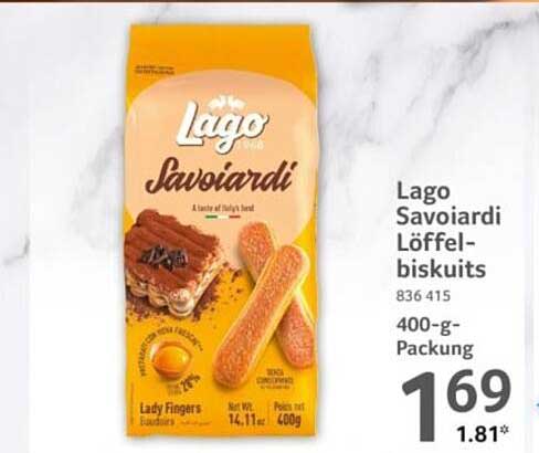Lago Savoiardi Löffelbiskuits
