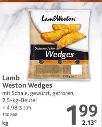 Lamb Weston Wedges