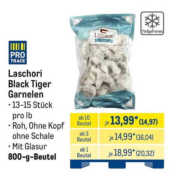 Laschori Black Tiger Garnelen