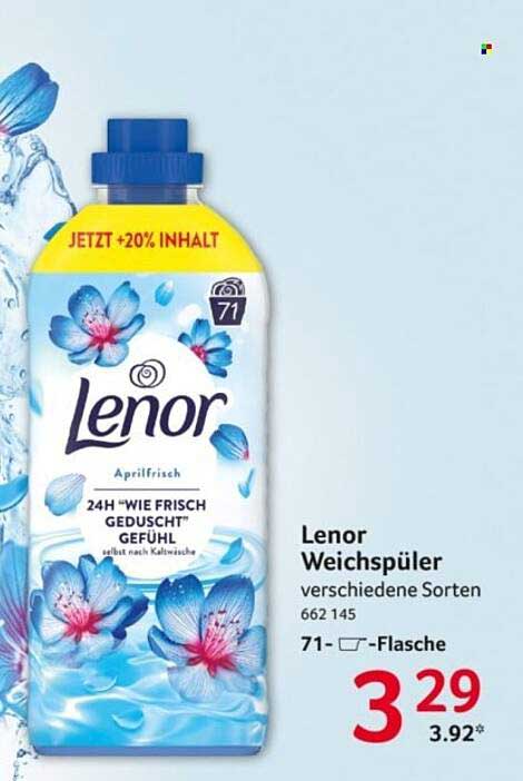 Lenor Weichspüler verschiedene Sorten