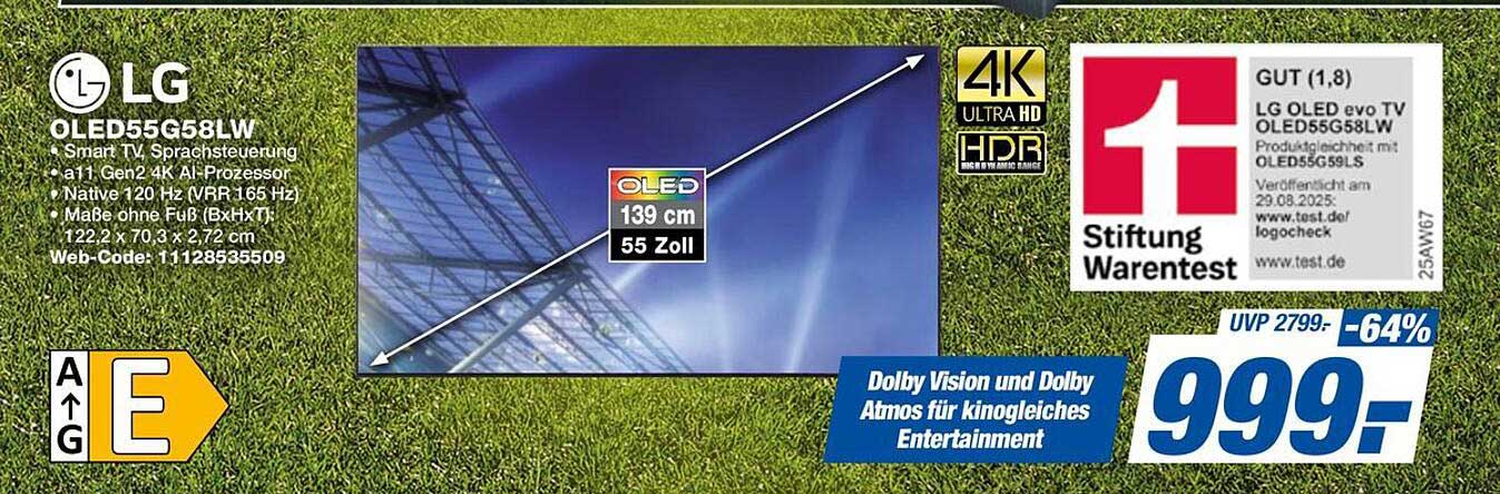 LG OLED55G58LW