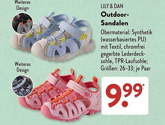 LILY & DAN Outdoor-Sandalen