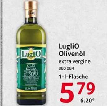 LugliO Olivenöl extra vergine 880 084 1-l-Flasche