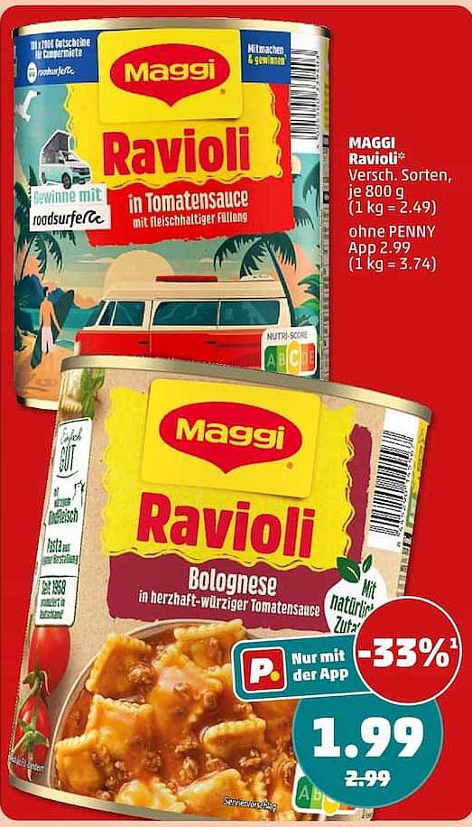 Maggi Ravioli Bolognese