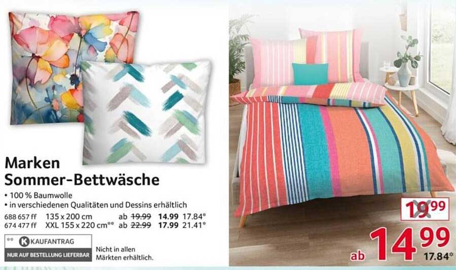 Marken Sommer-Bettwäsche